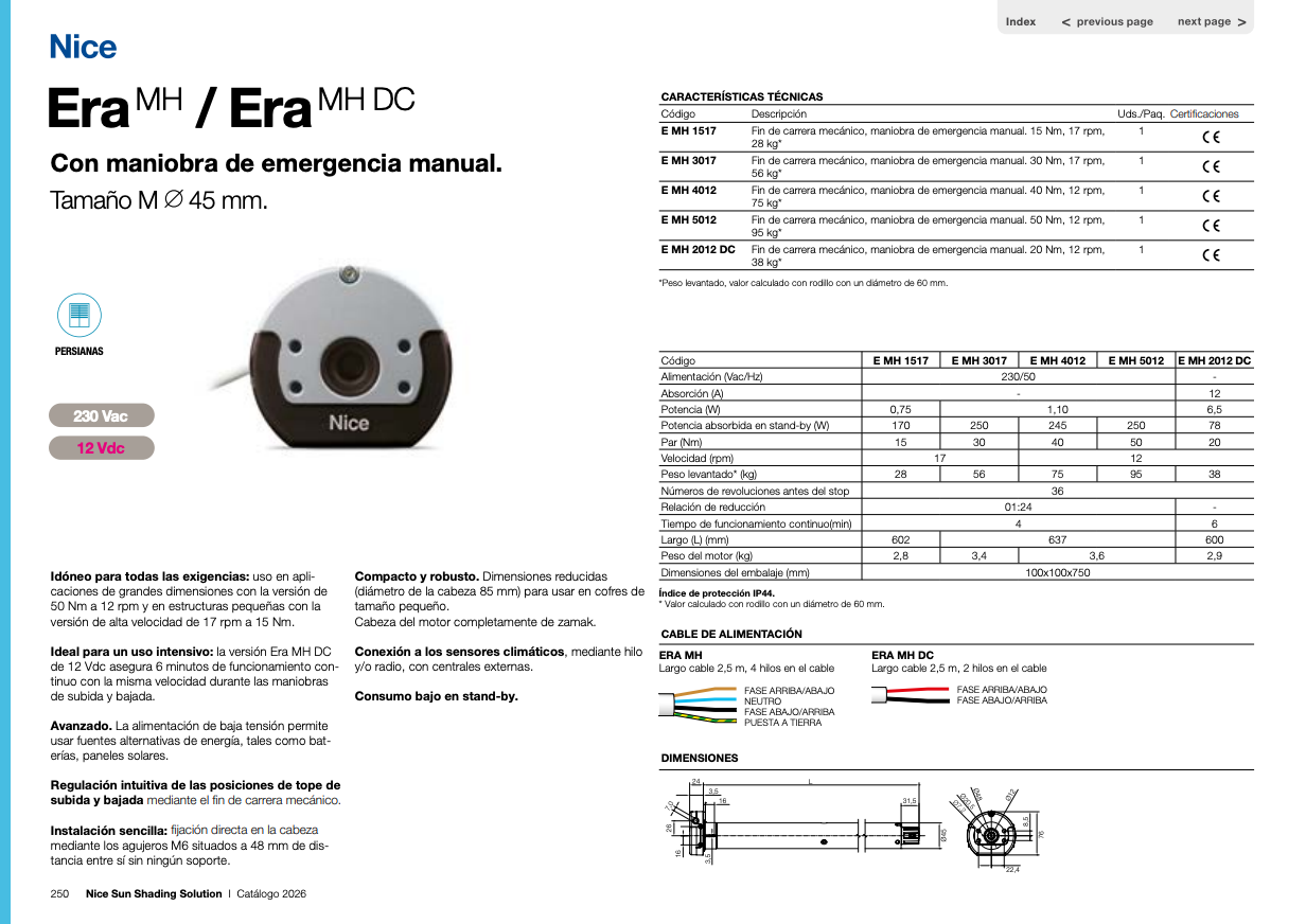 Ficha técnica Era MH