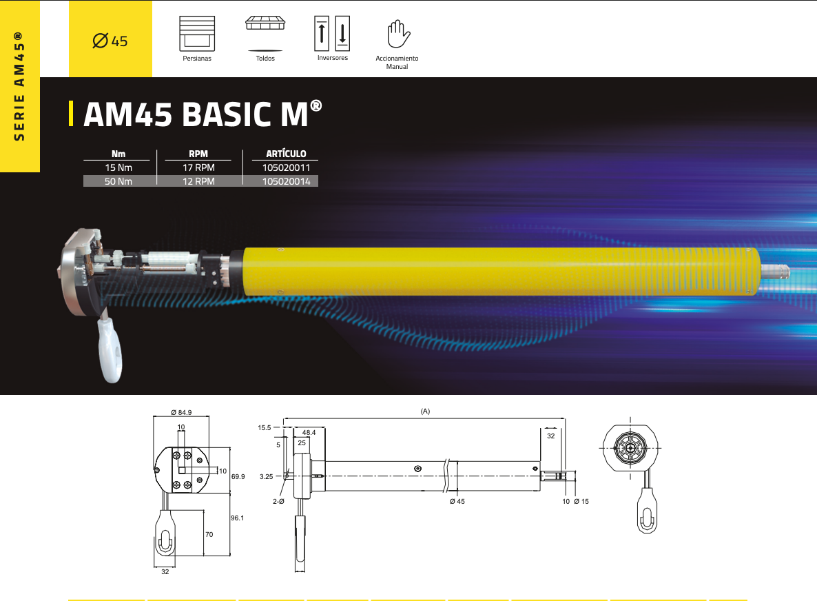 Ficha técnica A-OK Basic M