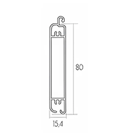 Lama de extrusión C80 detalle técnico