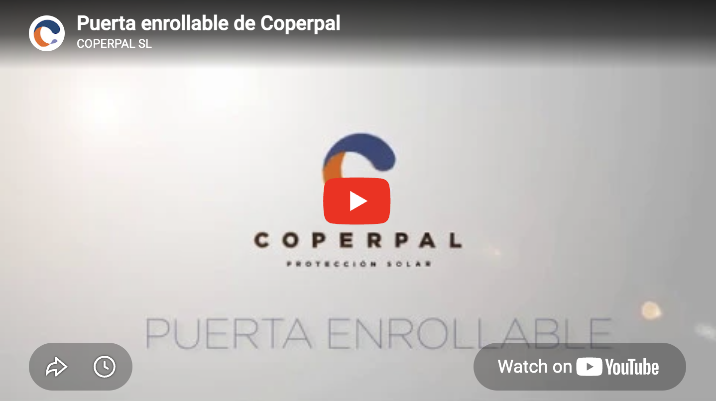 Vídeo puerta enrollable